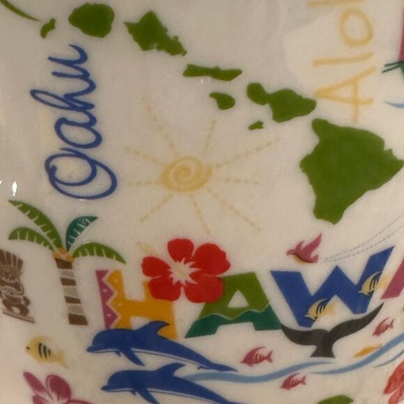 Hawaii mug from Hawaii White Ceramic Mug Tropical deatination mug - Picture 6 of 10